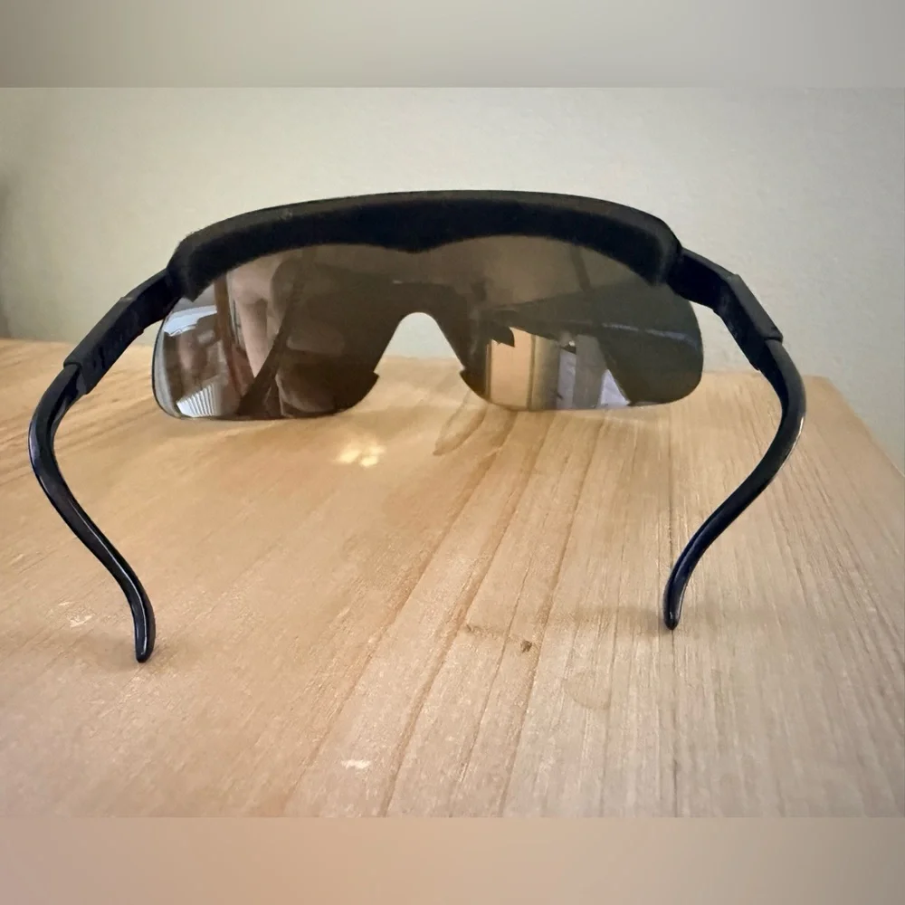Bolle Edge - Black Frame Blue Lens Sunglasses
